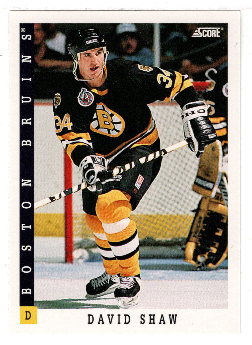 David Shaw - Boston Bruins (NHL Hockey Card) 1993-94 Score # 205 Mint