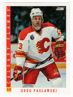 Greg Paslawski - Calgary Flames (NHL Hockey Card) 1993-94 Score # 290 Mint