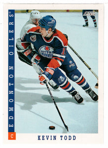 Kevin Todd - Edmonton Oilers (NHL Hockey Card) 1993-94 Score # 338 Mint