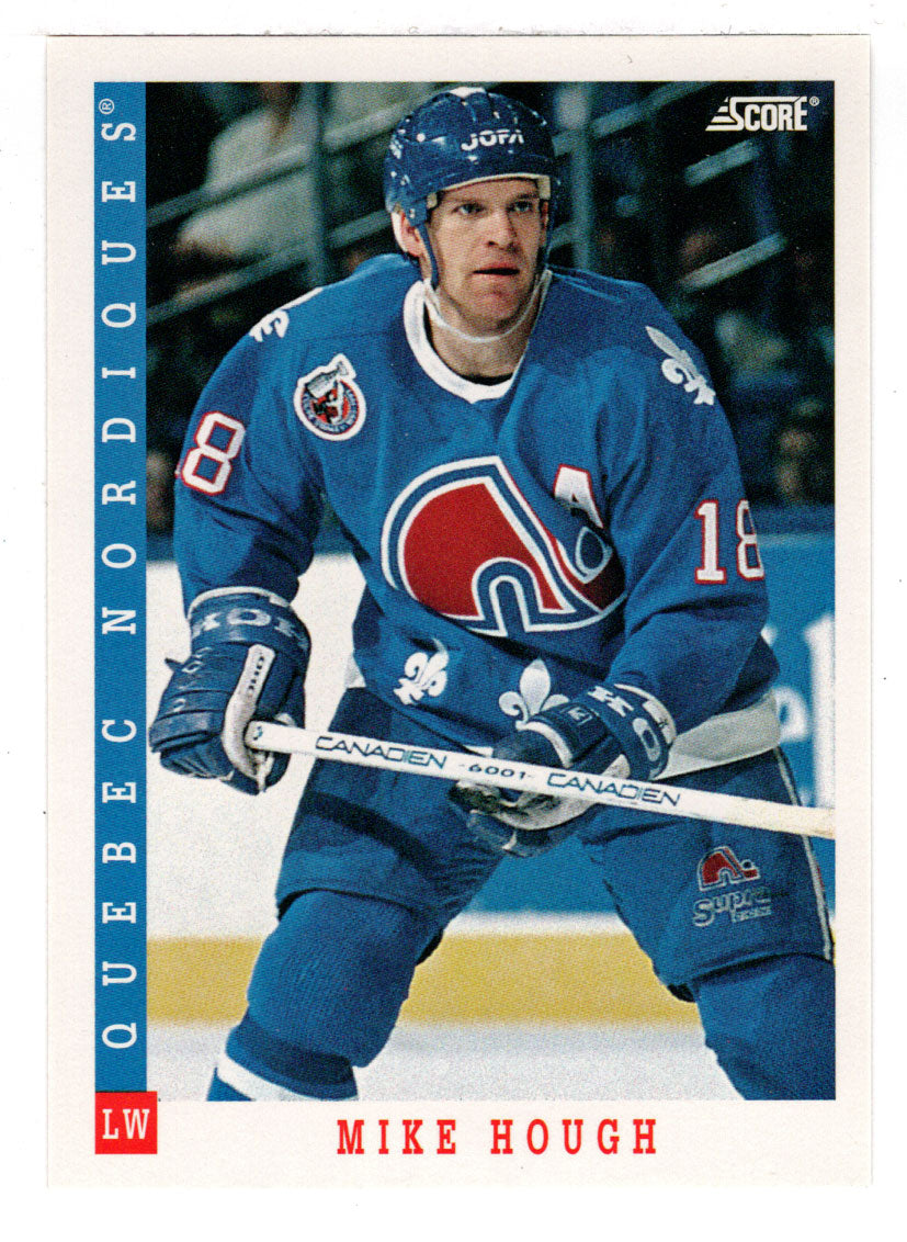 Mike Hough - Quebec Nordiques (NHL Hockey Card) 1993-94 Score # 393 Mint