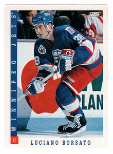 Luciano Borsato - Winnipeg Jets (NHL Hockey Card) 1993-94 Score # 401 Mint