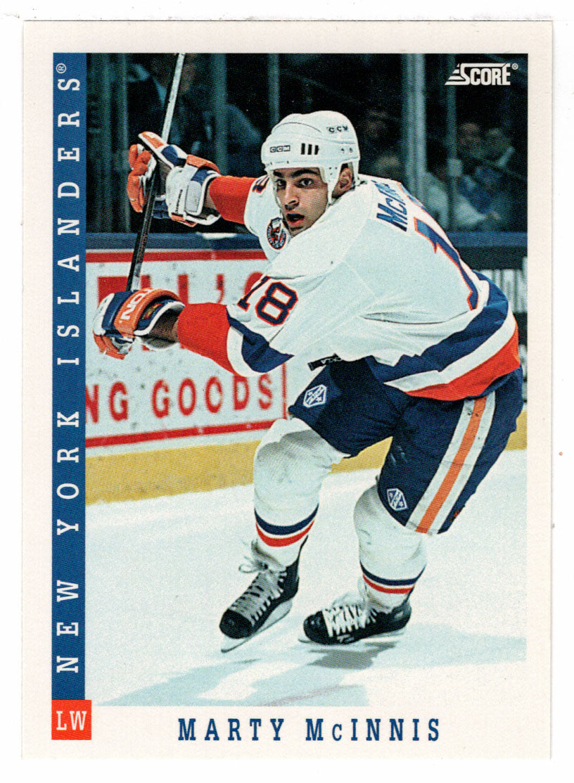 Marty McInnis - New York Islanders (NHL Hockey Card) 1993-94 Score # 405 Mint