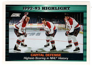 Al Iafrate - Sylvain Cote - Kevin Hatcher - Washington Capitals - 1992-93 Highlight (NHL Hockey Card) 1993-94 Score # 450 Mint