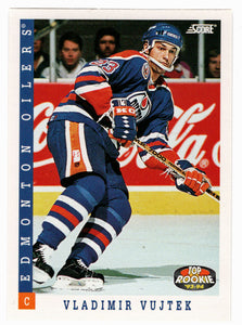 Vladimir Vujtek - Edmonton Oilers - Top Rookie (NHL Hockey Card) 1993-94 Score # 465 Mint