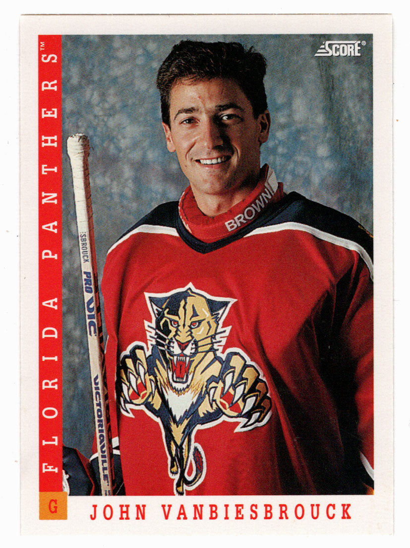 John Vanbiesbrouck - Florida Panthers (NHL Hockey Card) 1993-94 Score # 492 Mint