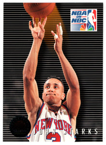 John Starks - New York Knicks (NBA Basketball Card) 1993-94 SkyBox Premium # 13 Mint