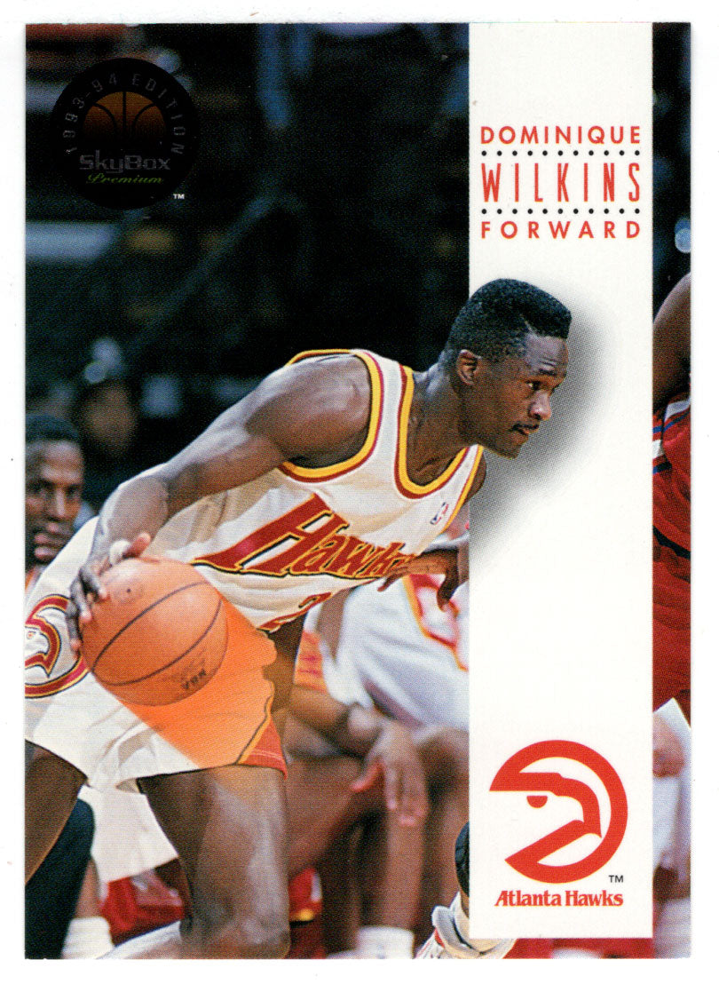 Dominique Wilkins - Atlanta Hawks (NBA Basketball Card) 1993-94 SkyBox Premium # 28 Mint