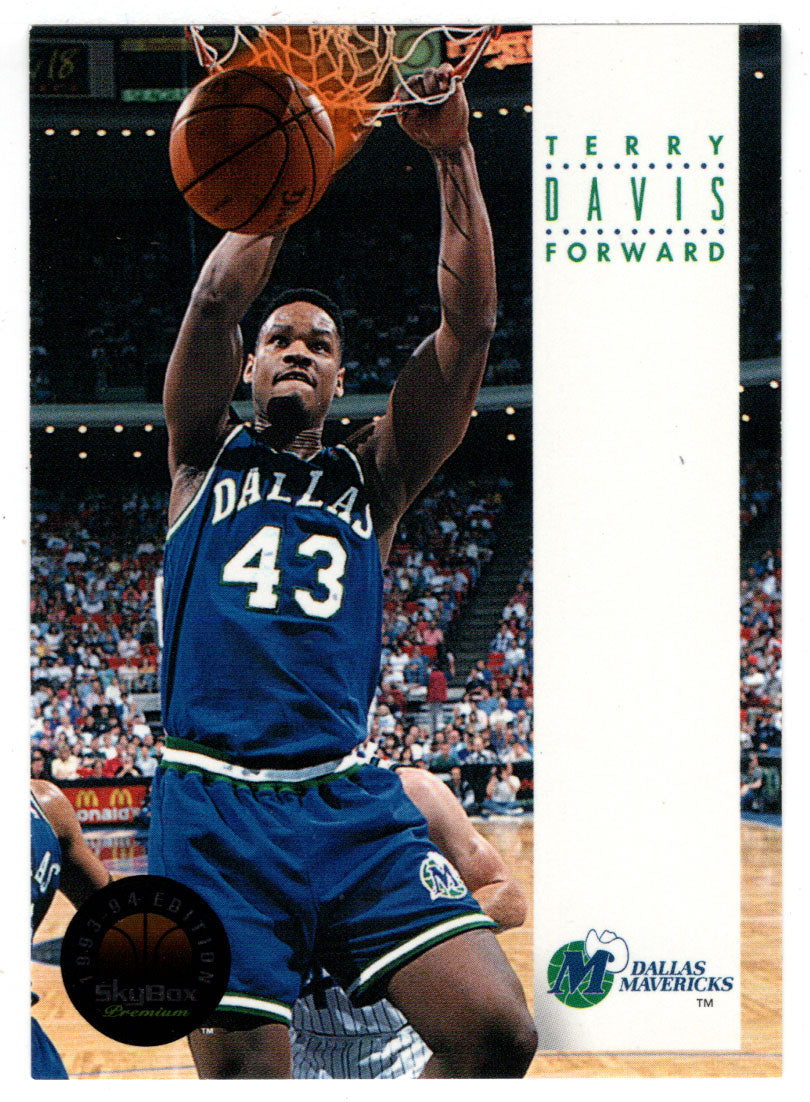 Terry Davis - Dallas Mavericks (NBA Basketball Card) 1993-94 SkyBox Premium # 55 Mint