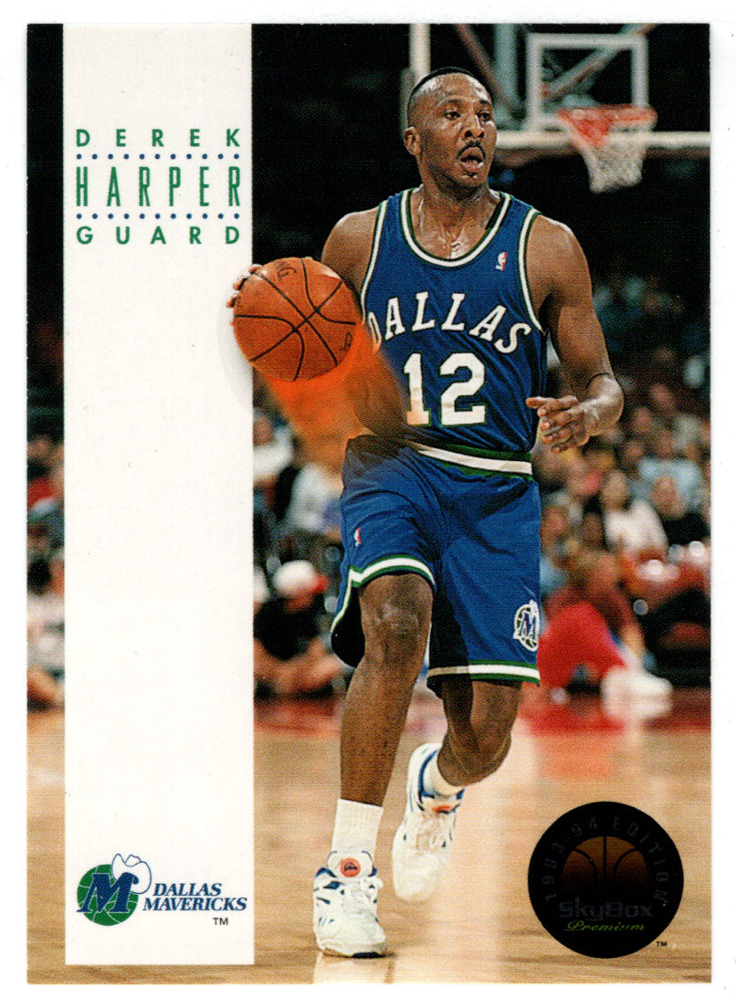 Derek Harper - Dallas Mavericks (NBA Basketball Card) 1993-94 SkyBox Premium # 56 Mint