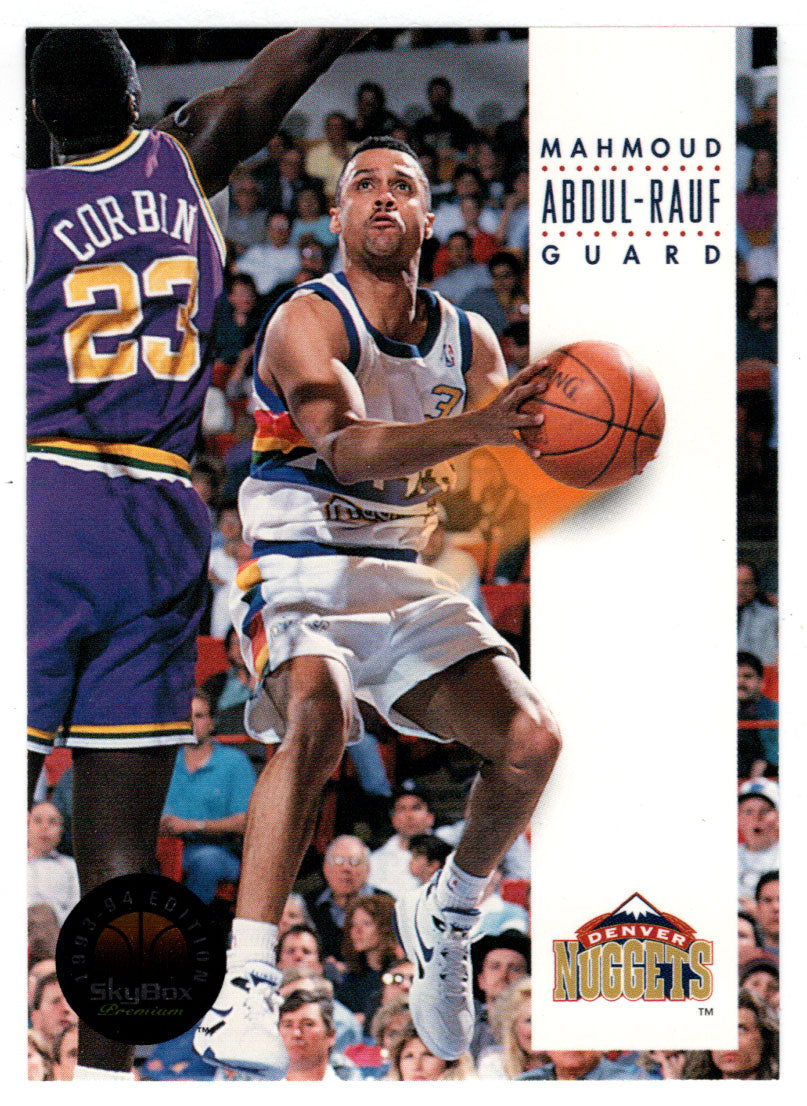 Mahmoud Abdul-Rauf - Denver Nuggets (NBA Basketball Card) 1993-94 SkyBox Premium # 60 Mint
