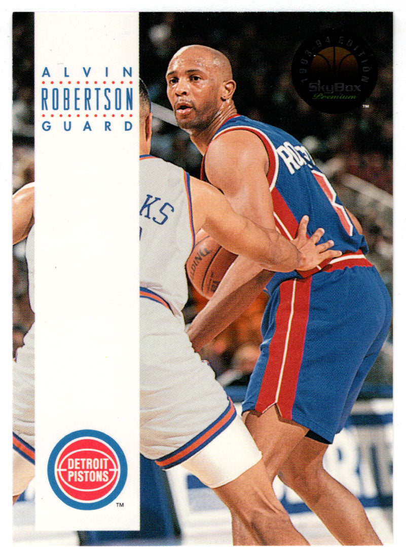 Alvin Robertson - Detroit Pistons (NBA Basketball Card) 1993-94 SkyBox Premium # 69 Mint