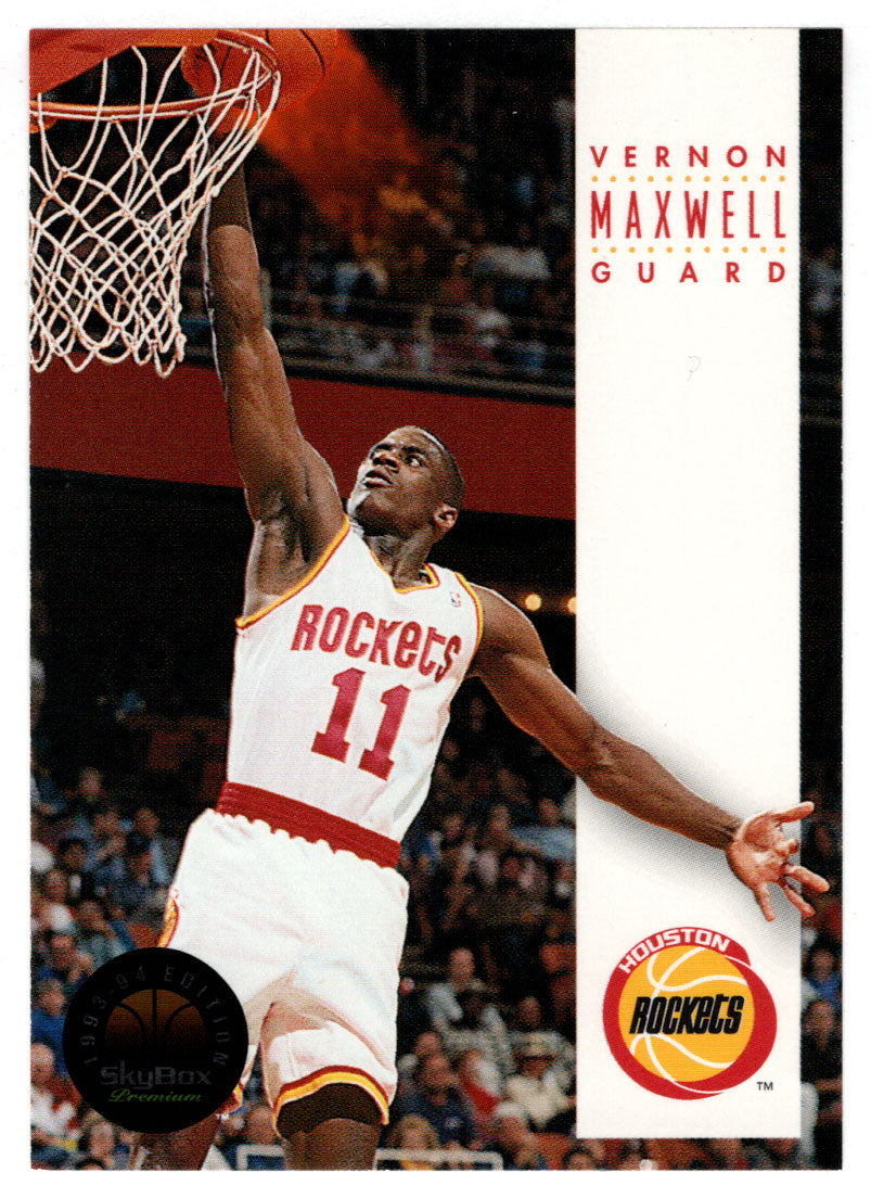 Vernon Maxwell - Houston Rockets (NBA Basketball Card) 1993-94 SkyBox Premium # 80 Mint