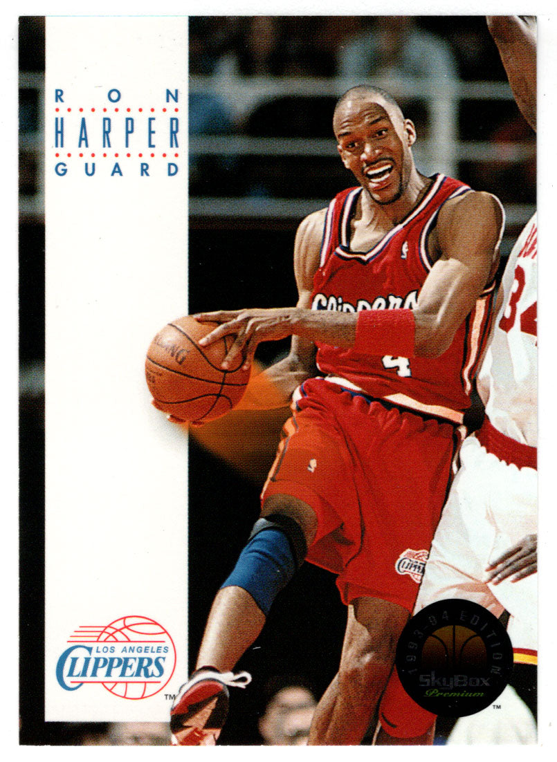 Ron Harper - Los Angeles Clippers (NBA Basketball Card) 1993-94 SkyBox Premium # 90 Mint