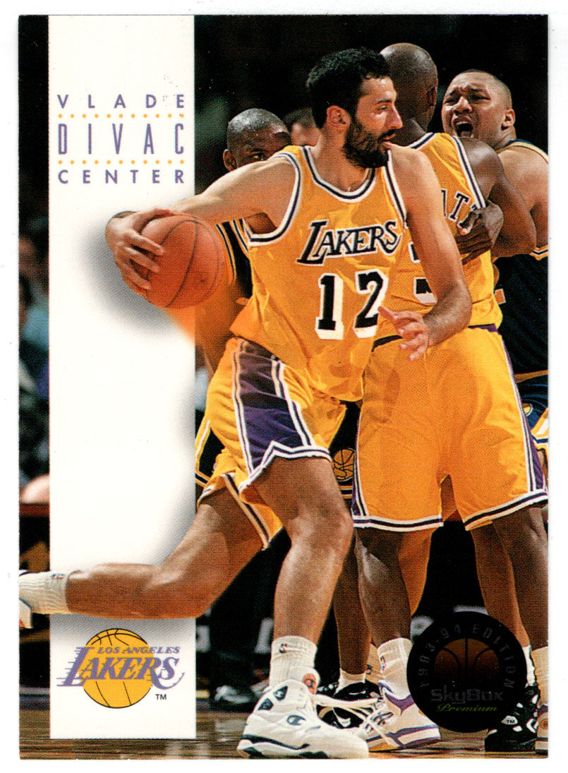 Vlade Divac autographed Basketball Card (Los Angeles Lakers) 1993 Upper  Deck #16