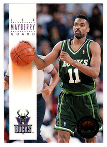 Lee Mayberry - Milwaukee Bucks (NBA Basketball Card) 1993-94 SkyBox Premium # 113 Mint