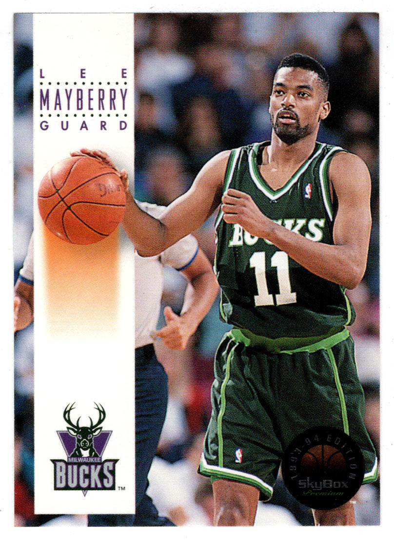 Lee Mayberry - Milwaukee Bucks (NBA Basketball Card) 1993-94 SkyBox Premium # 113 Mint