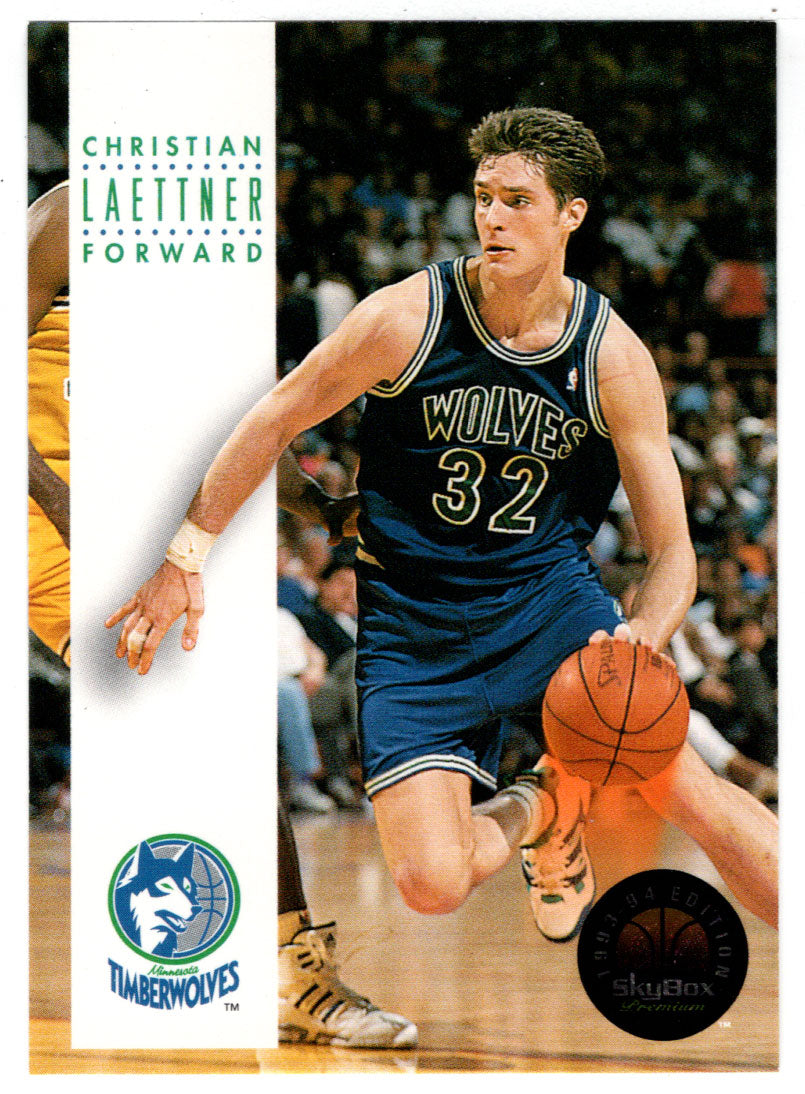 Christian Laettner Minnesota Timberwolves (NBA Basketball Card) 1993-94 SkyBox Premium 116 Mint