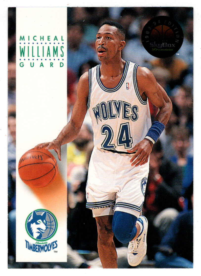 Micheal Williams - Minnesota Timberwolves (NBA Basketball Card) 1993-94 SkyBox Premium # 119 Mint