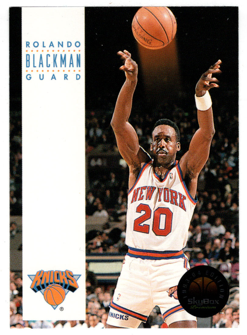 Rolando Blackman - New York Knicks (NBA Basketball Card) 1993-94 SkyBox Premium # 125 Mint