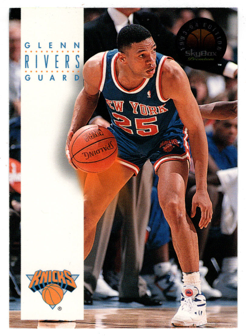 Glenn Rivers - New York Knicks (NBA Basketball Card) 1993-94 SkyBox Premium # 129 Mint