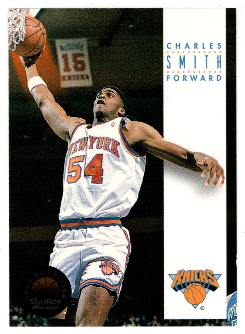 Charles Smith - New York Knicks (NBA Basketball Card) 1993-94 SkyBox Premium # 130 Mint