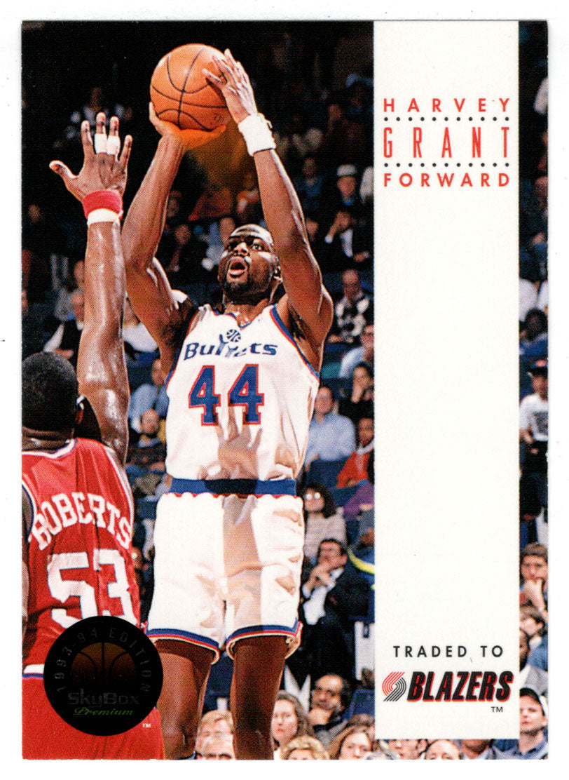 Harvey Grant - Portland Trail Blazers (NBA Basketball Card) 1993-94 SkyBox Premium # 151 Mint