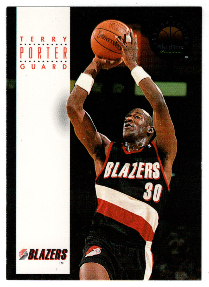 Terry Porter - Portland Trail Blazers (NBA Basketball Card) 1993-94 SkyBox Premium # 153 Mint