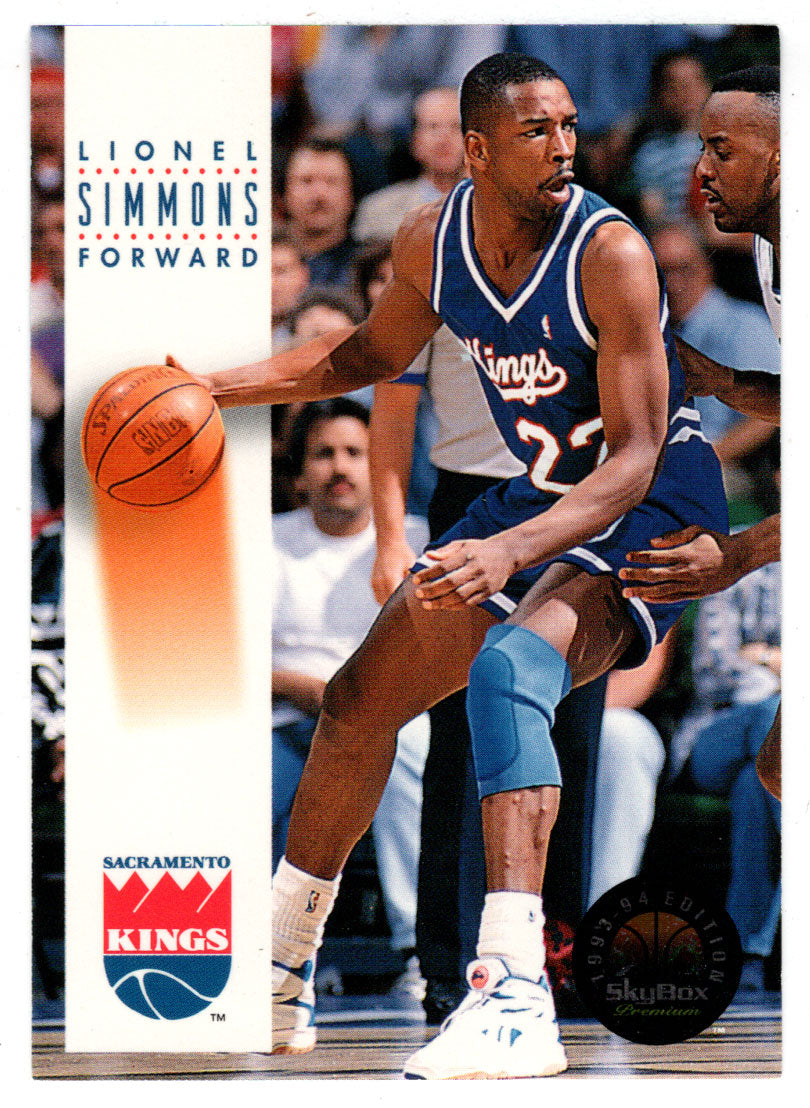 Lionel Simmons - Sacramento Kings (NBA Basketball Card) 1993-94 SkyBox Premium # 158 Mint