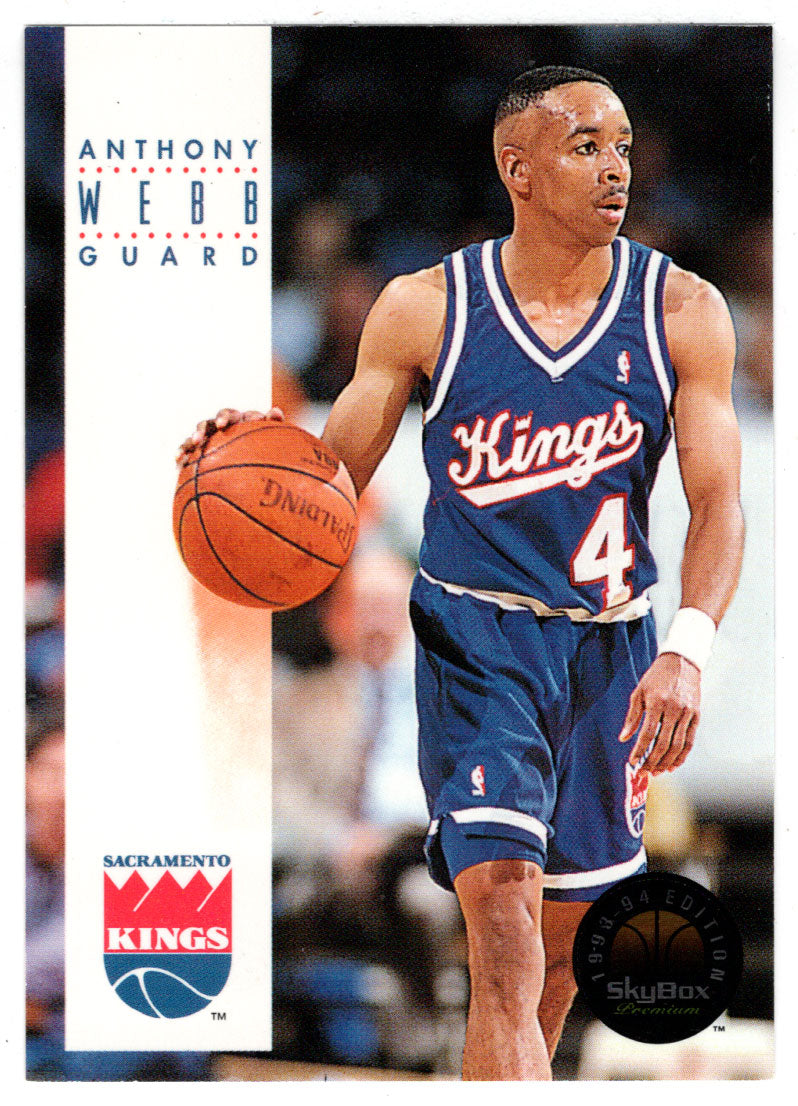 Spud Webb - Sacramento Kings (NBA Basketball Card) 1993-94 SkyBox Premium # 160 Mint