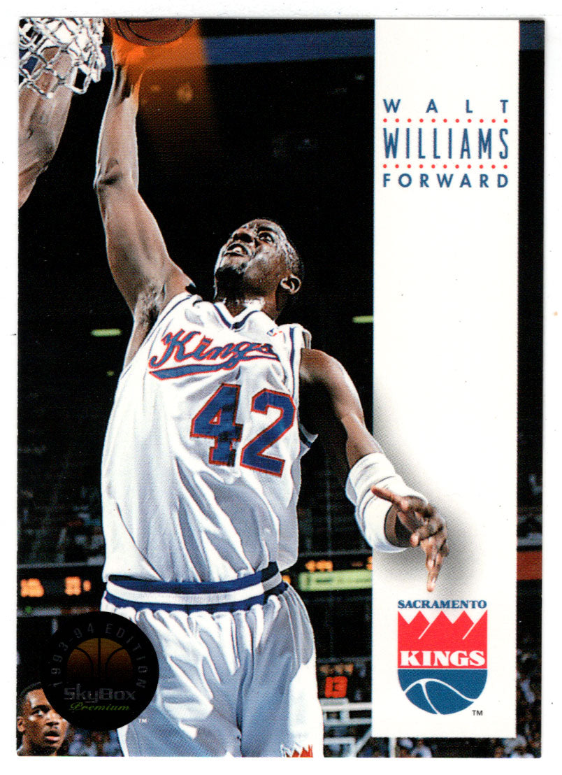 Walt Williams - Sacramento Kings (NBA Basketball Card) 1993-94 SkyBox Premium # 161 Mint