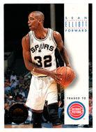 Sean Elliott - Detroit Pistons (NBA Basketball Card) 1993-94 SkyBox Premium # 164 Mint