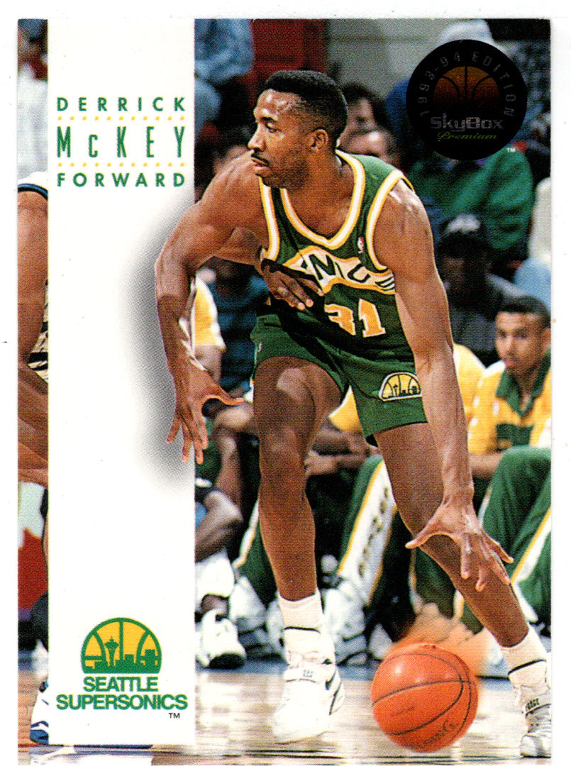 Derrick McKey - Seattle SuperSonics (NBA Basketball Card) 1993-94 SkyBox Premium # 170 Mint