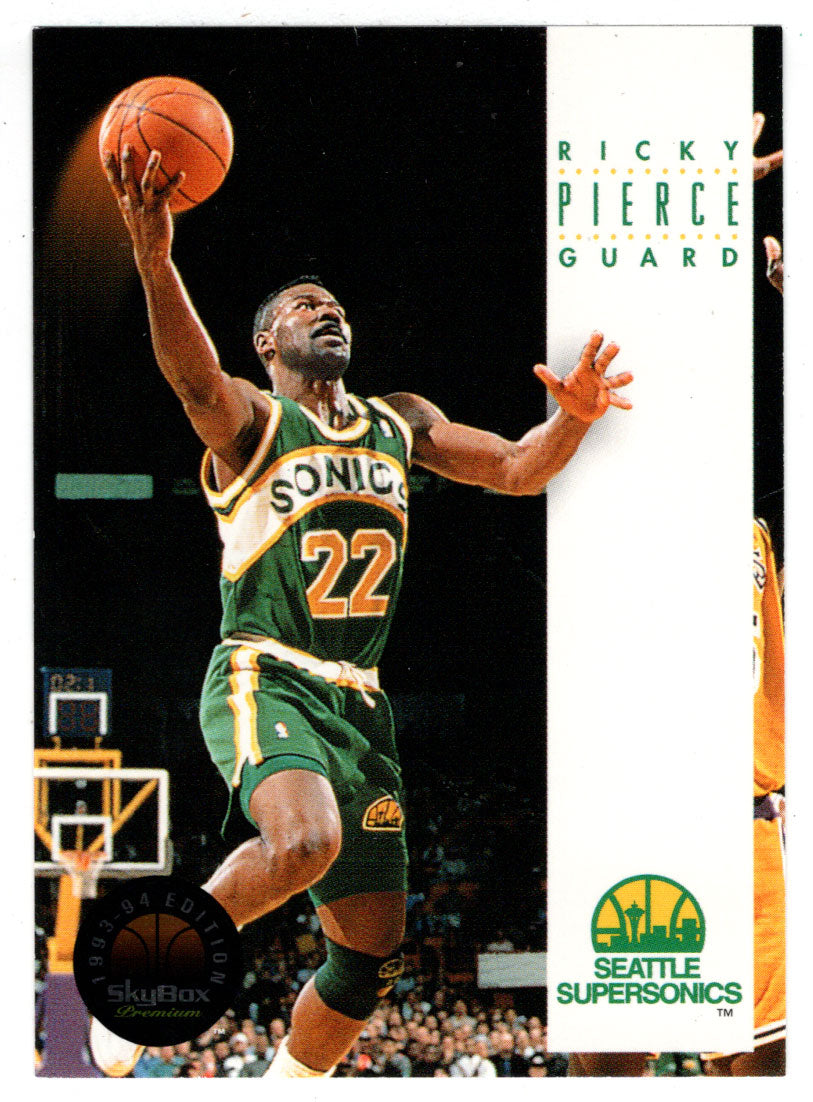 Ricky Pierce - Seattle SuperSonics (NBA Basketball Card) 1993-94 SkyBox Premium # 174 Mint