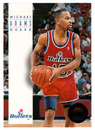 Michael Adams - Washington Bullets (NBA Basketball Card) 1993-94 SkyBox Premium # 180 Mint