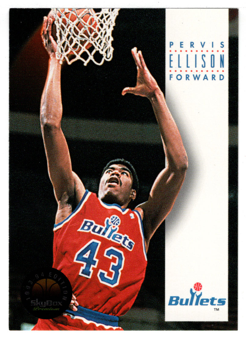 Pervis Ellison - Washington Bullets (NBA Basketball Card) 1993-94 SkyBox Premium # 182 Mint