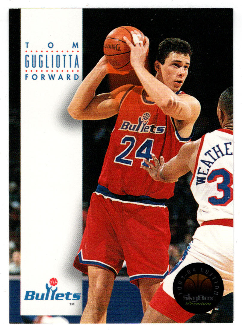 Tom Gugliotta - Washington Bullets (NBA Basketball Card) 1993-94 SkyBox Premium # 183 Mint