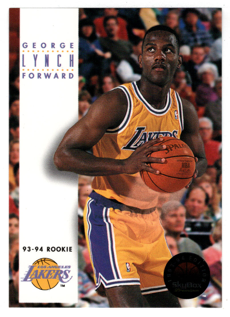 George Lynch RC - Los Angeles Lakers (NBA Basketball Card) 1993-94 SkyBox Premium # 186 Mint