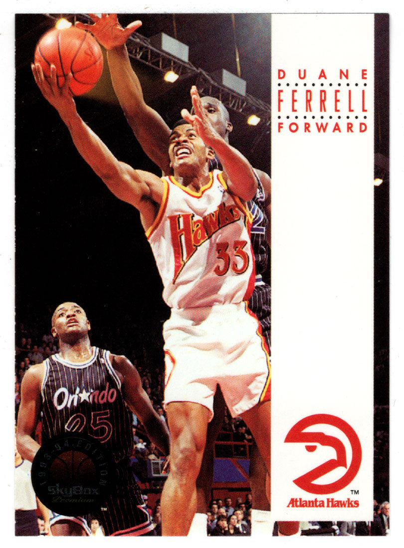 Duane Ferrell - Atlanta Hawks (NBA Basketball Card) 1993-94 SkyBox Premium # 193 Mint