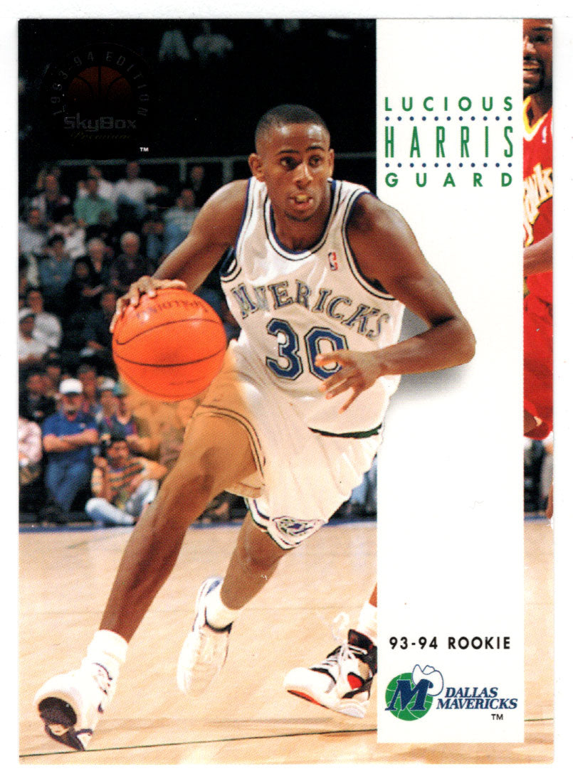 Lucious Harris RC - Dallas Mavericks (NBA Basketball Card) 1993-94 SkyBox Premium # 213 Mint