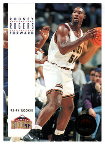 Rodney Rogers RC - Denver Nuggets (NBA Basketball Card) 1993-94 SkyBox Premium # 217 Mint