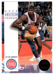 Greg Anderson - Detroit Pistons (NBA Basketball Card) 1993-94 SkyBox Premium # 219 Mint