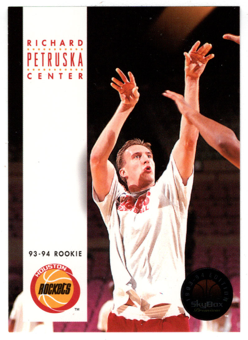 Richard Petruska RC - Houston Rockets (NBA Basketball Card) 1993-94 SkyBox Premium # 230 Mint