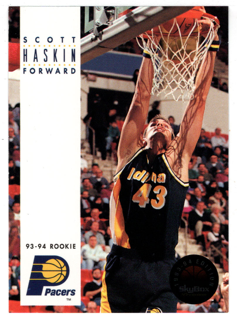 Scott Haskin RC - Indiana Pacers (NBA Basketball Card) 1993-94 SkyBox Premium # 233 Mint