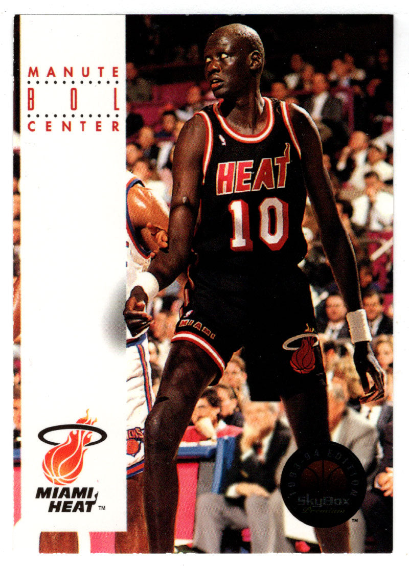 Manute Bol - Miami Heat (NBA Basketball Card) 1993-94 SkyBox Premium # 242 Mint