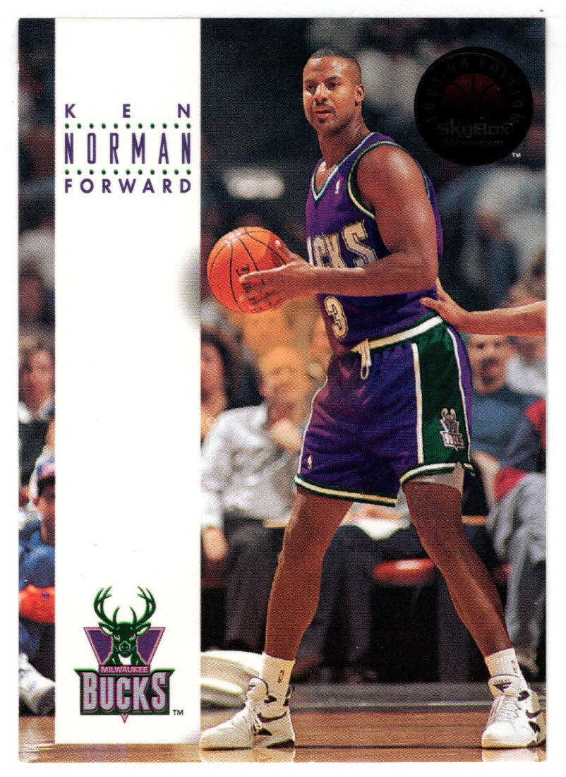 Ken Norman - Milwaukee Bucks (NBA Basketball Card) 1993-94 SkyBox Premium # 246 Mint