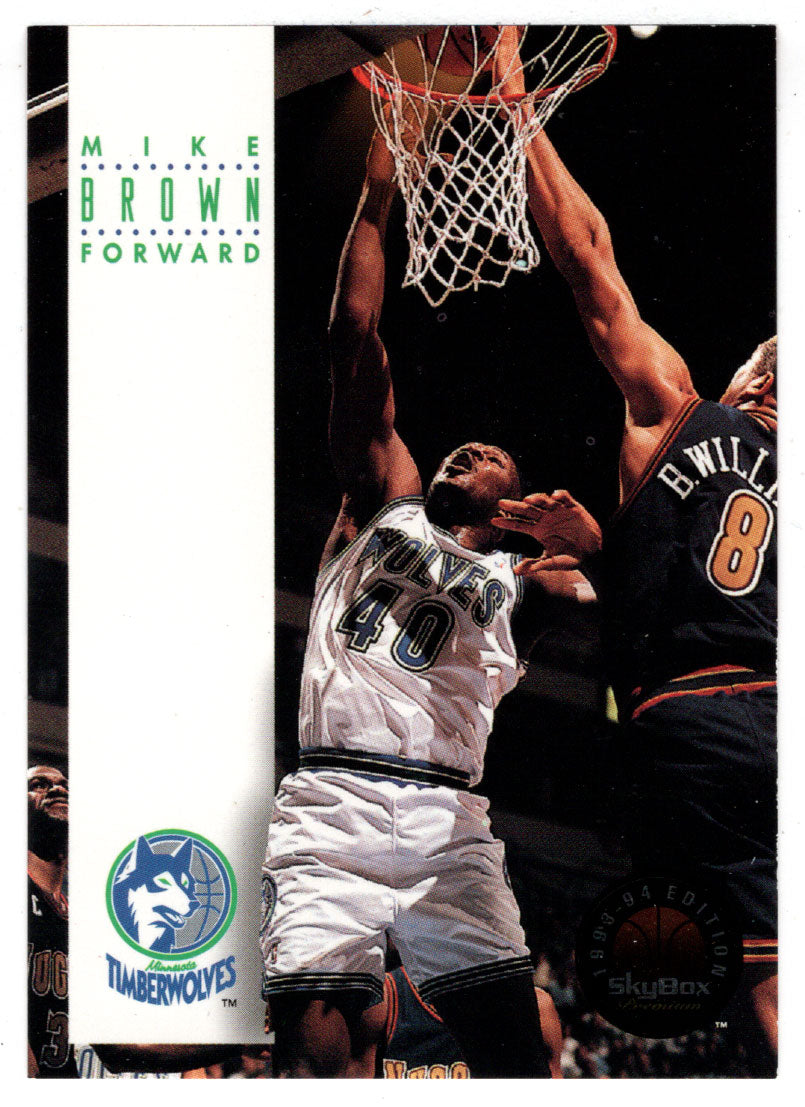Mike Brown - Minnesota Timberwolves (NBA Basketball Card) 1993-94 SkyBox Premium # 249 Mint