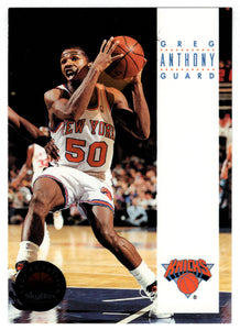 Greg Anthony - New York Knicks (NBA Basketball Card) 1993-94 SkyBox Premium # 254 Mint