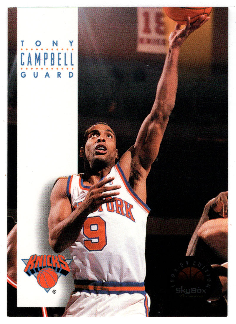 Tony Campbell - New York Knicks (NBA Basketball Card) 1993-94 SkyBox Premium # 256 Mint