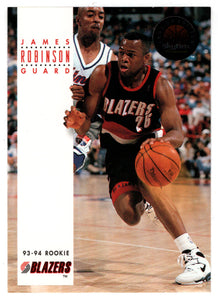 James Robinson RC - Portland Trail Blazers (NBA Basketball Card) 1993-94 SkyBox Premium # 272 Mint