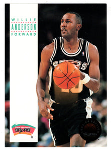 Willie Anderson - San Antonio Spurs (NBA Basketball Card) 1993-94 SkyBox Premium # 276 Mint